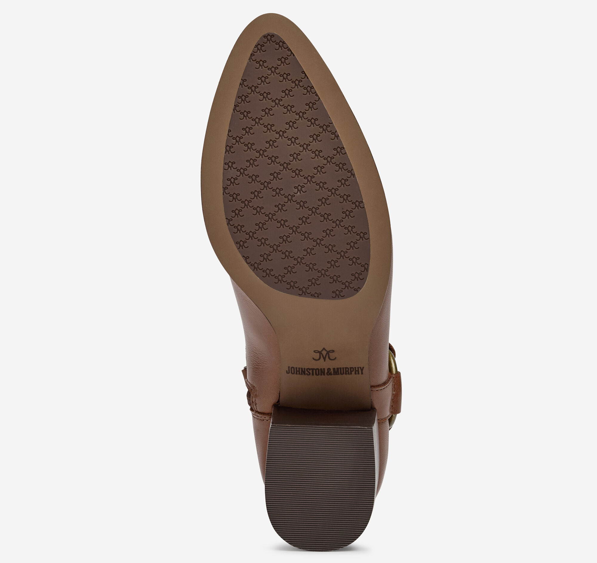 Women's Trista Harness Bootie in Cognac Calfskin | Johnston & Murphy